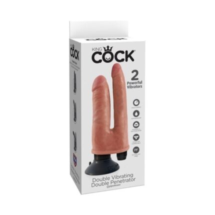 King Cock Double Vibrador